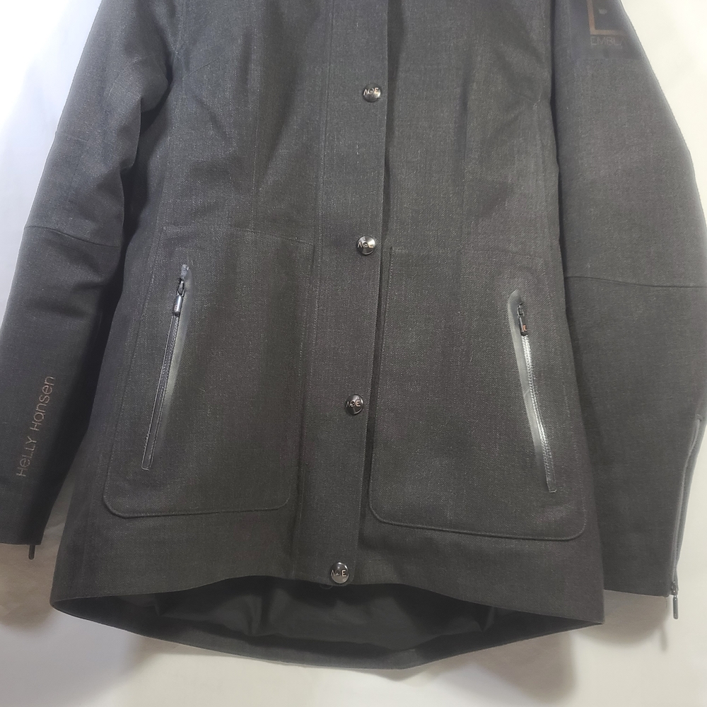 Embla By Helly Hansen Ask Embla Primaloft Women's Charcoal Gray  Coat Size Small - Picture 3 of 16